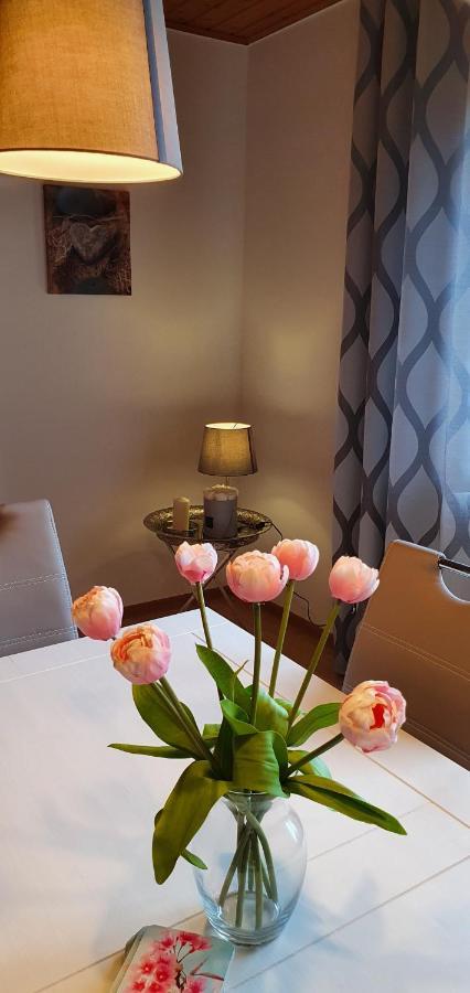 Moderne Ferienwohnung Mit Eigenem Garten Und Traumhaften Blick Wilhelmsthal Bagian luar foto