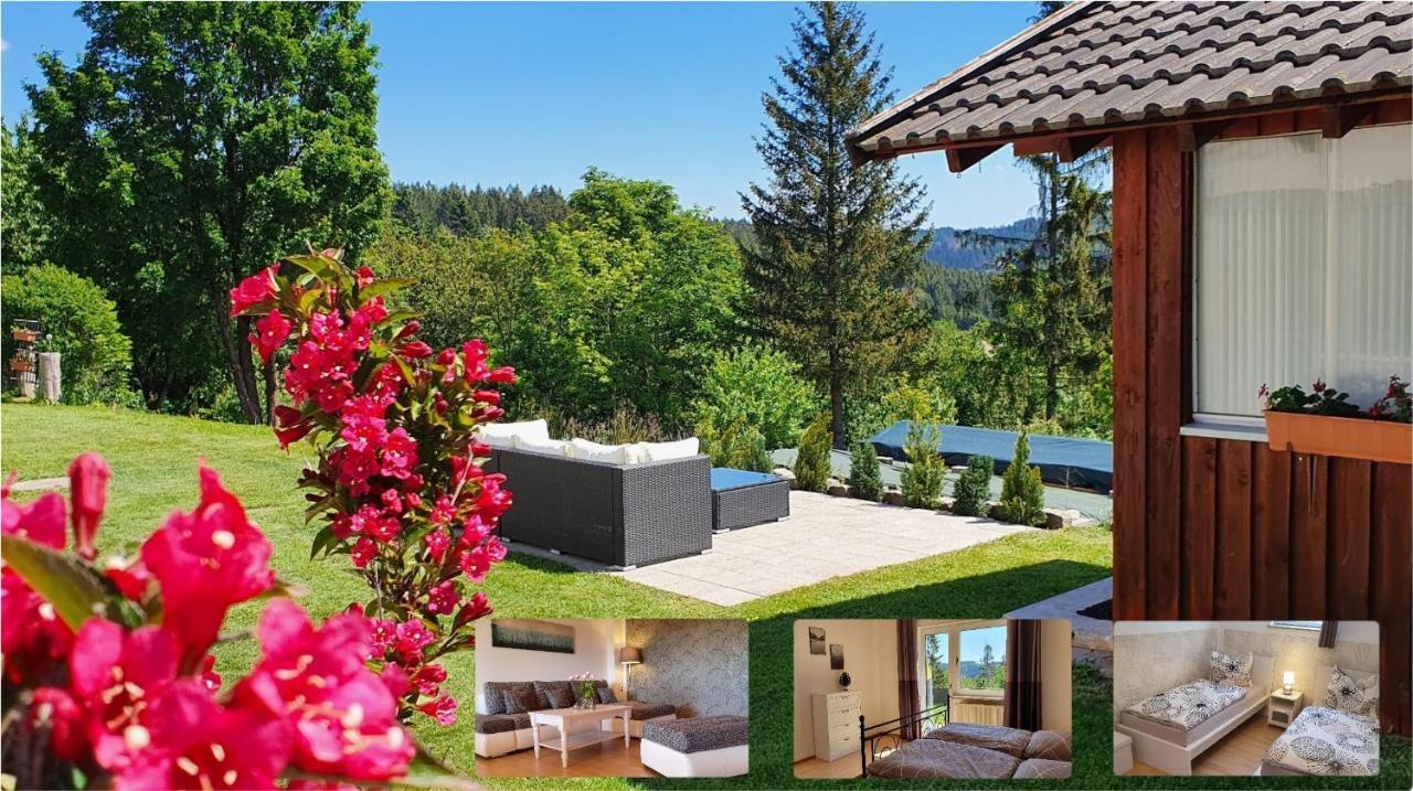 Moderne Ferienwohnung Mit Eigenem Garten Und Traumhaften Blick Wilhelmsthal Bagian luar foto