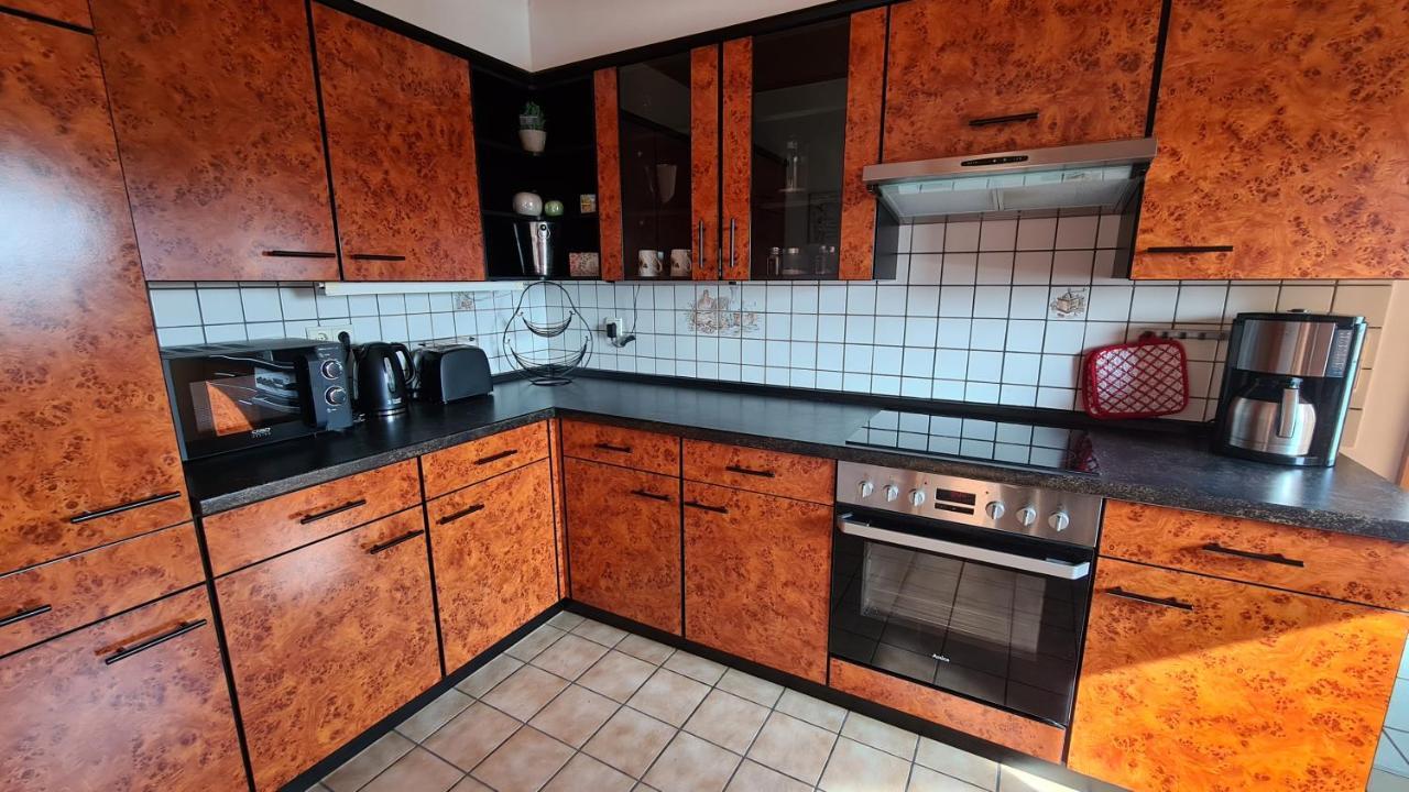 Moderne Ferienwohnung Mit Eigenem Garten Und Traumhaften Blick Wilhelmsthal Bagian luar foto